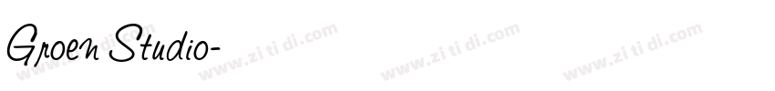 Groen Studio字体转换
